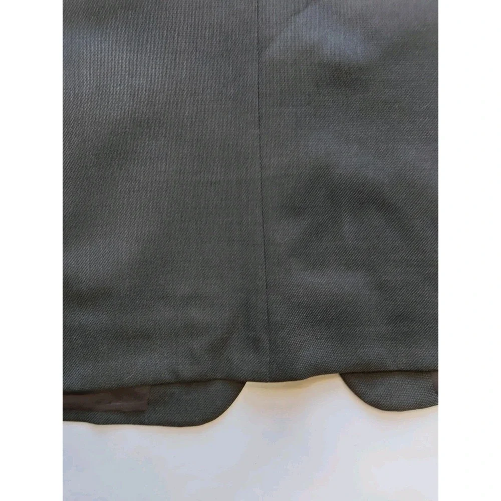 Joseph Abboud Mens Blazer Sports Coat 44R Dark Brown Made in USA 3 Button Q701